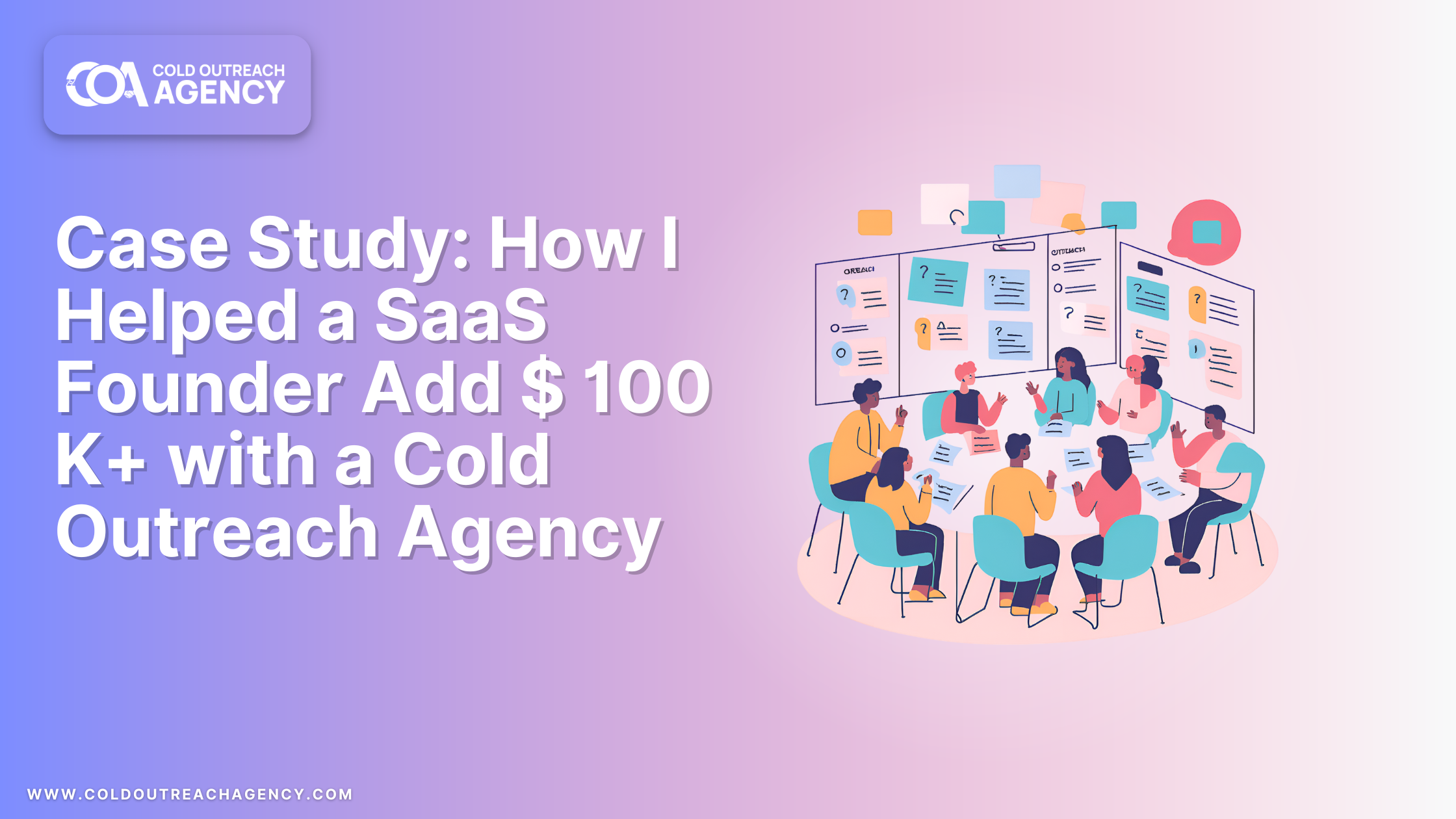 Case Study: How I Helped a SaaS Founder Add $ 100 K+ with a Cold Outreach Agency
