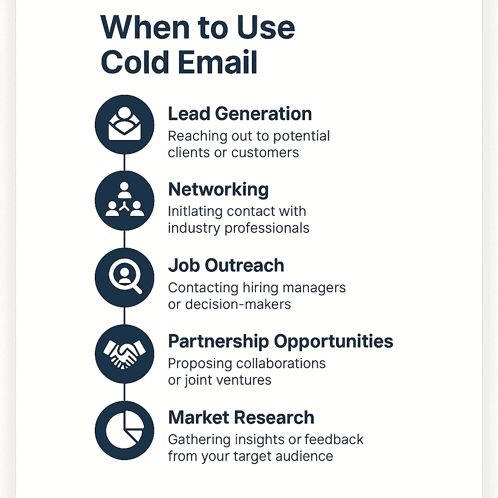 Cold email outreach is a strategic way to connect with prospects, partners, or clients directly through personalized emails.