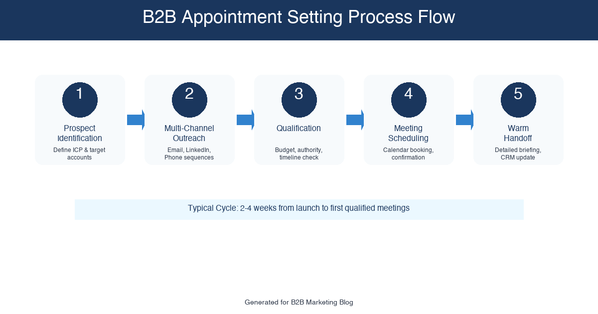 B2B Appointment Setting Process Flow
