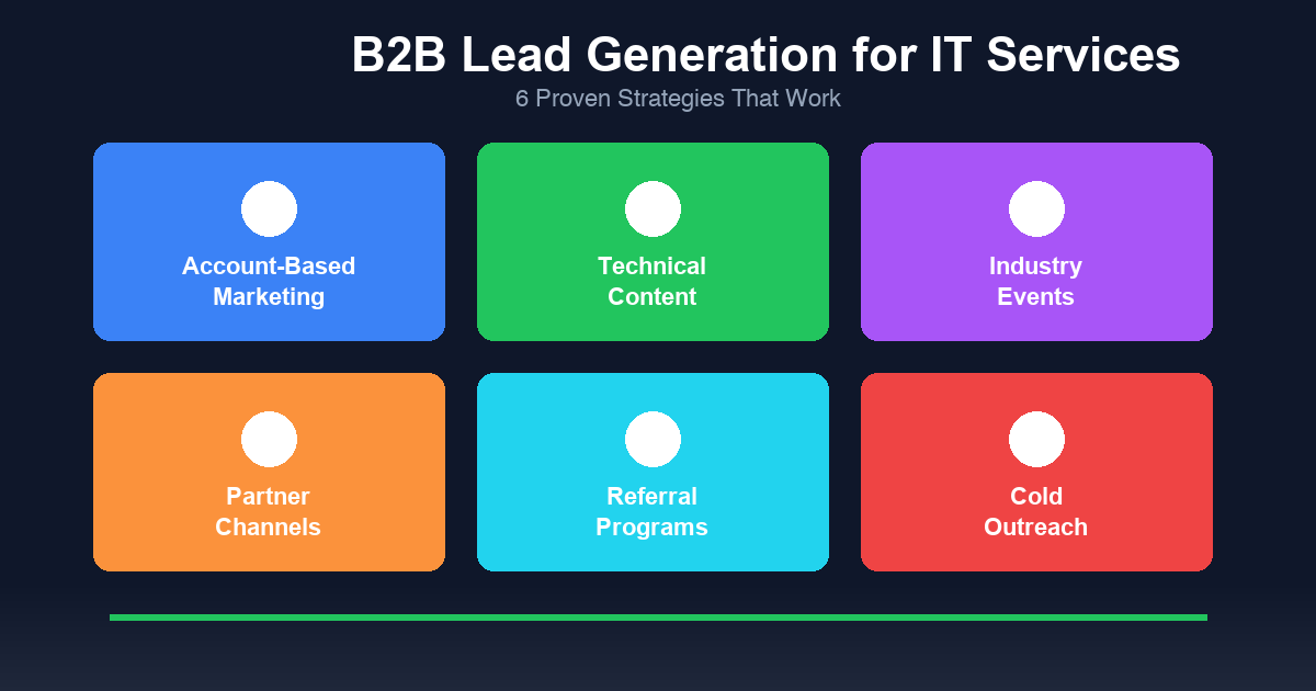 B2B Lead Generation for IT Services and Consulting Companies: featured image