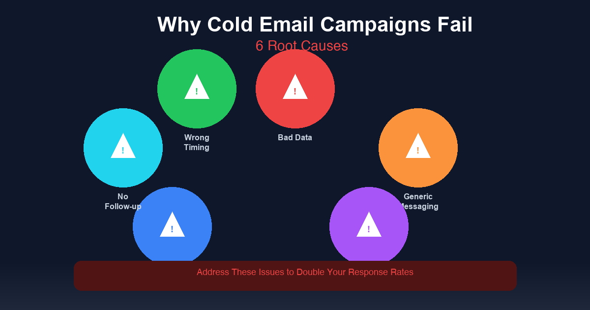 Why Most Cold Email Campaigns Fail and How to Fix Yours Today: featured image