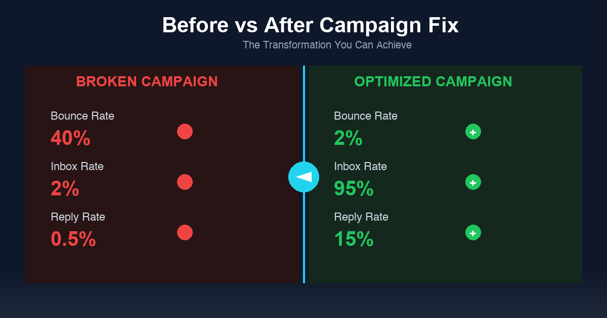 Why Most Cold Email Campaigns Fail and How to Fix Yours Today: cold email example