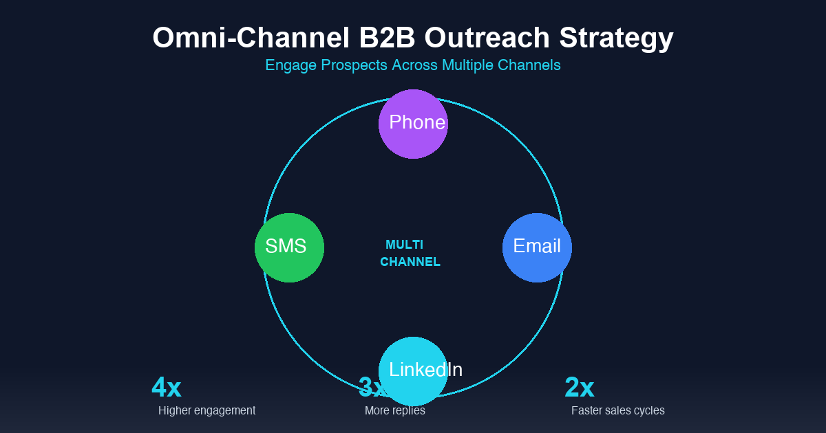 Omni-Channel B2B Outreach: Why Email Alone isn't Enough: featured image