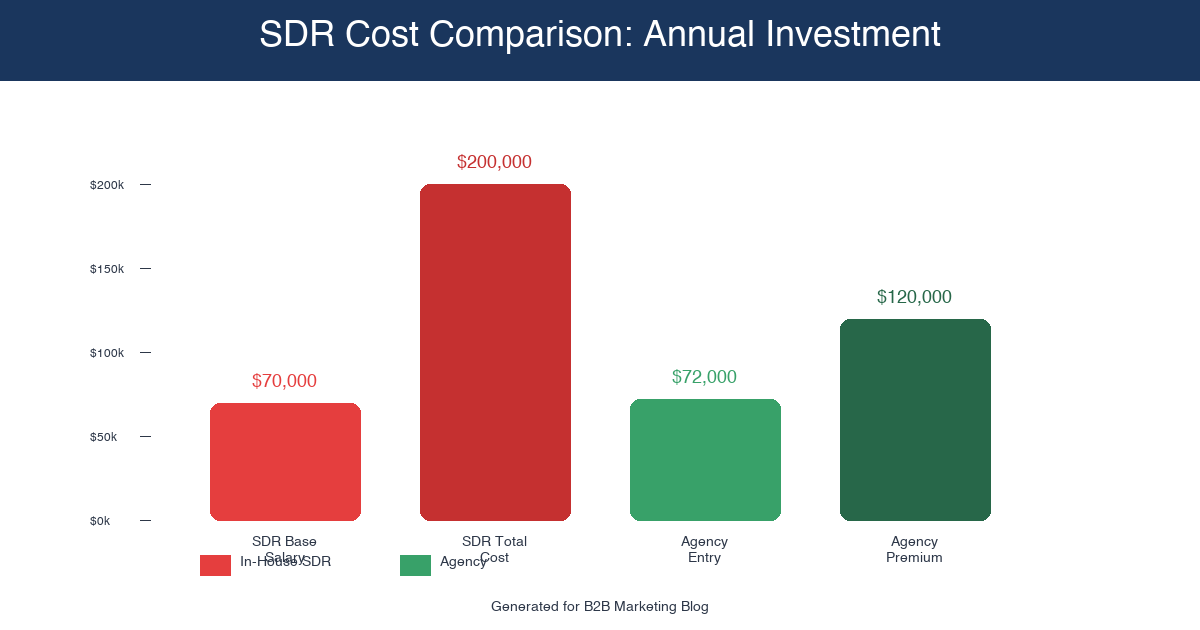 SDR vs Agency Cost Comparison